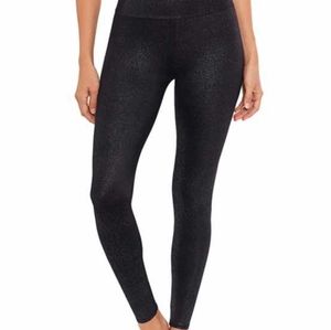 Miraclesuit Black Pixie Dust Athleisure Leggings Tummy Control 2368/Small/ NWT